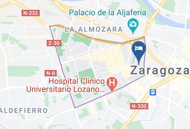 Zaragoza - Hotel Nh Sport Maps
