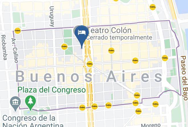 San Nicolas - Hotel Nh Buenos Aires Tango Maps