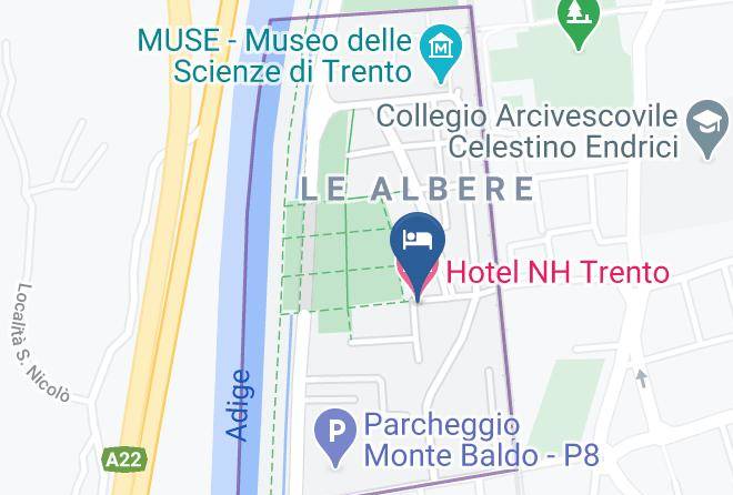 Trento - Hotel Nh Trento Maps