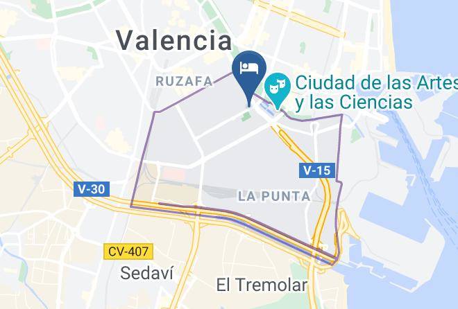 Valencia - Hotel Nh Valencia Las Ciencias Maps