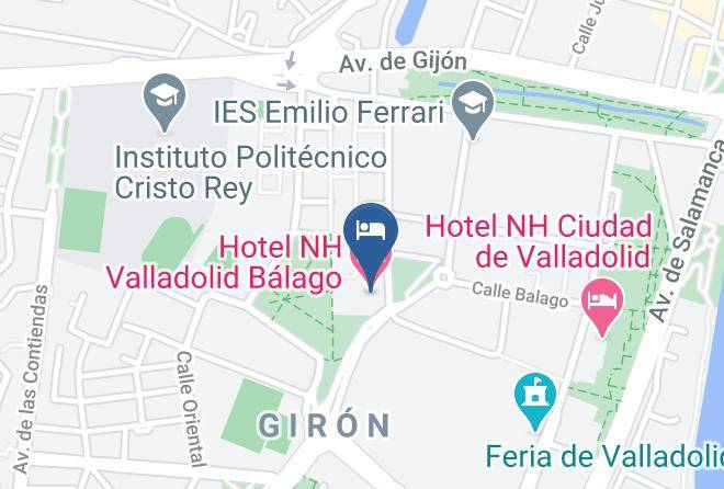 Valladolid - Hotel Nh Valladolid Balago Maps