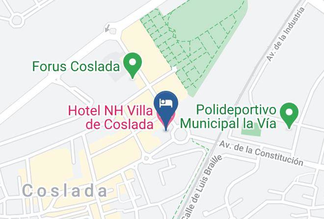 Hotel Nh Villa De Coslada Map
