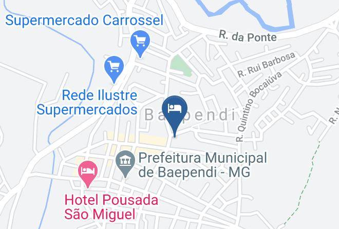 Baependi - Hotel Nha Chica Maps