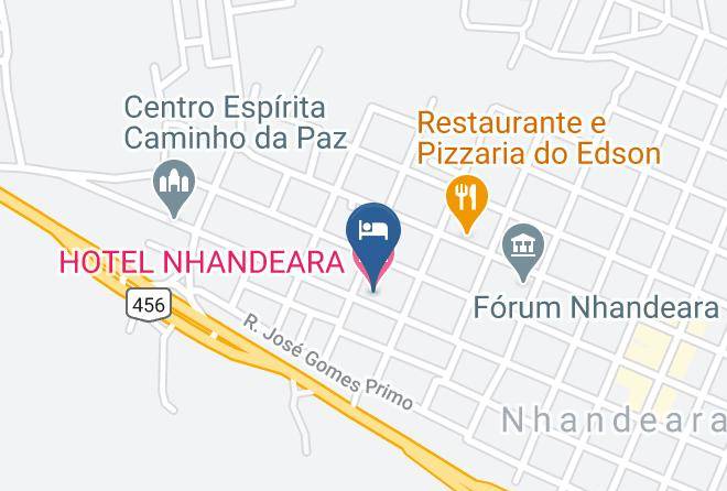 Nhandeara - Hotel Nhandeara Maps