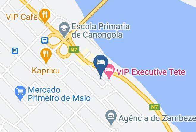 Cidade De Tete - Hotel Nhungue Maps