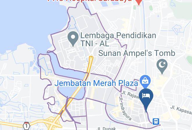 Kota Surabaya - Hotel Niaga Maps