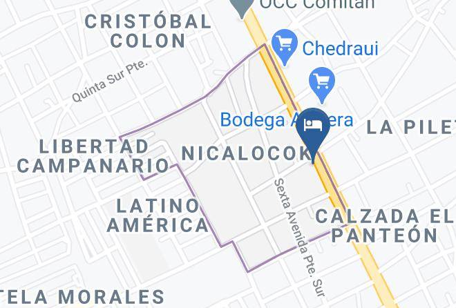 Comitan De Dominguez - Hotel Nicalococ Maps