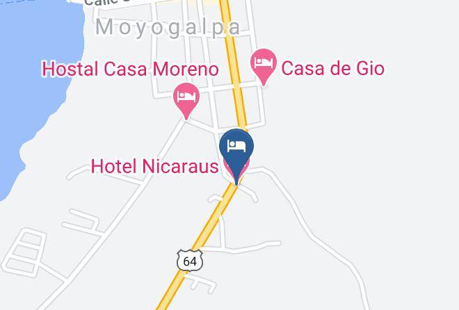 Moyogalpa - Hotel Nicaraus Maps