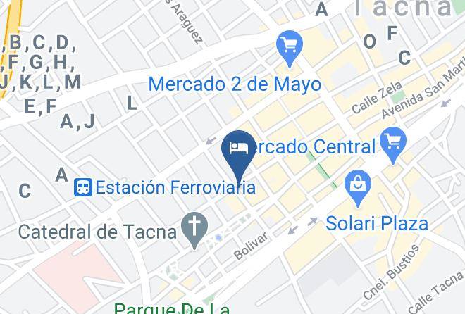 Tacna - Hotel Nicasio Maps
