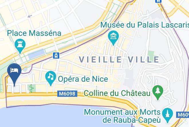 Maritime Alps - Hotel Nice Beau Rivage Maps