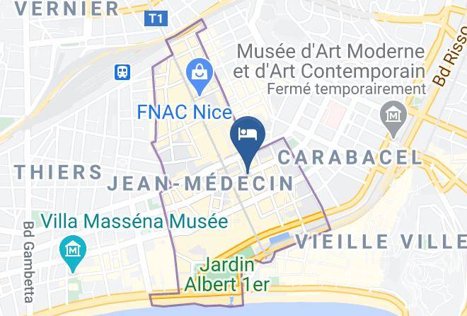 Maritime Alps - Hotel Nice Riviera Maps