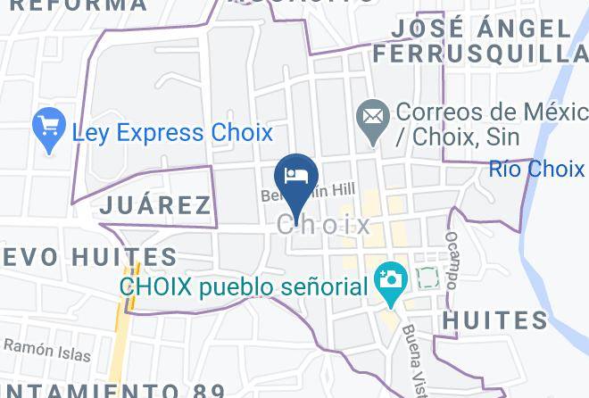 Choix Municipality - Hotel Nicol Maps