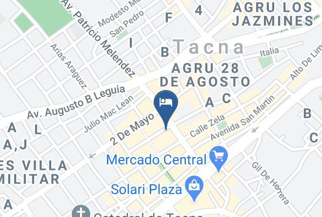 Tacna - Hotel Nicson Maps