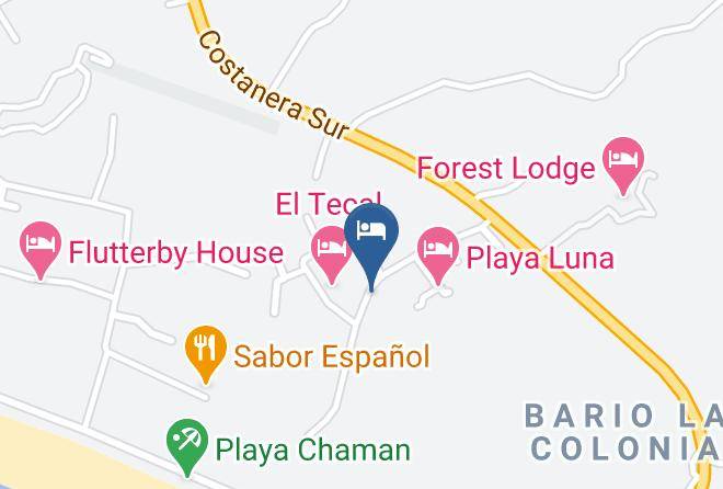 Osa - Hotel Nido Del Halcon Maps