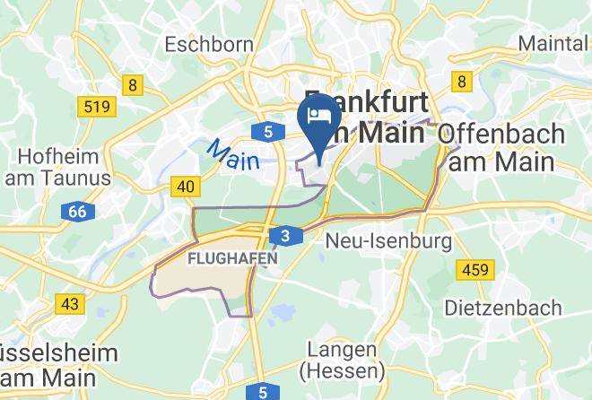 Frankfurt Am Main - Hotel Niederrader Hof Maps