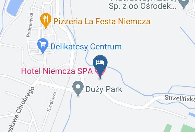 Hotel Niemcza Spa Map