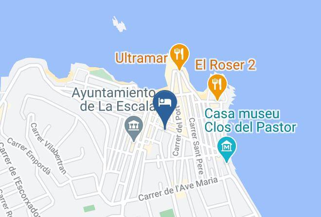 Girona - Hotel Nieves Mar Maps