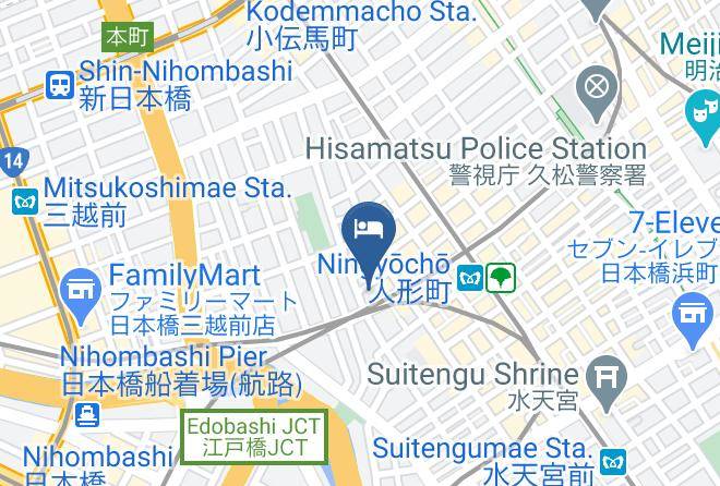 Chuo Ward - Hotel Nihonbashi Saibo Maps