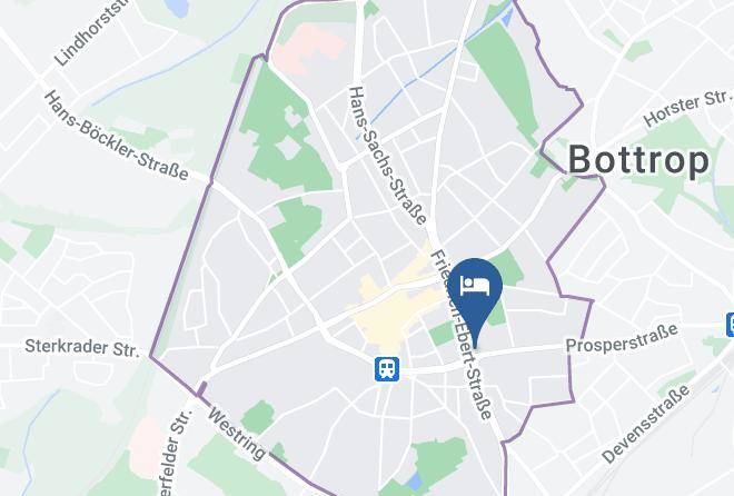 Bottrop - Hotel Nike & Restaurant Haus Wessels Maps