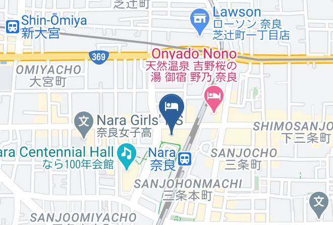 Hotel Nikko Nara Map