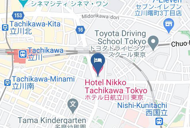 Tachikawa City - Hotel Nikko Tachikawa Tokyo Maps