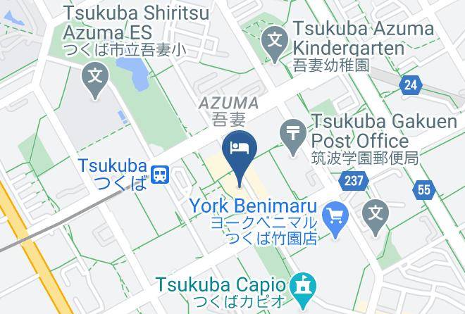 Hotel Nikko Tsukuba Map