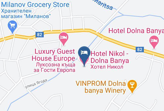 Dolna Banya - Hotel Nikol Dolna Banya Maps