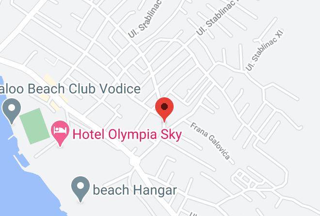 Vodice - Hotel Nikola Maps