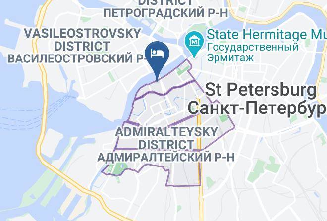 Saint Petersburg - Hotel Nikolayevskaya Maps