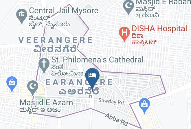 Mysore - Hotel Nilgiris Maps