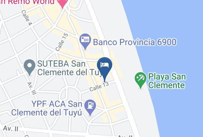 Mar Del Tuyu - Hotel Nilmar Maps