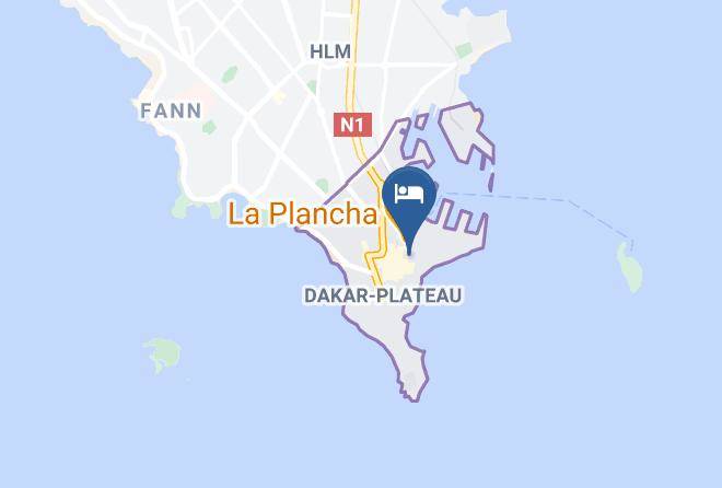 Dakar - Hotel Nina Maps