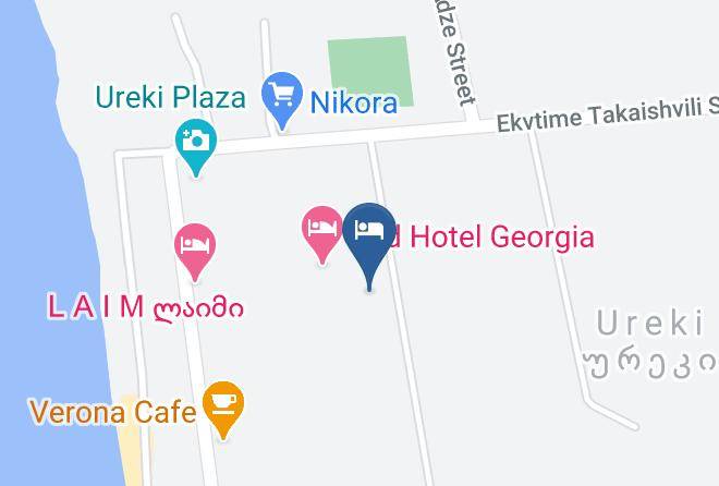 Georgia - Hotel Ninako Maps