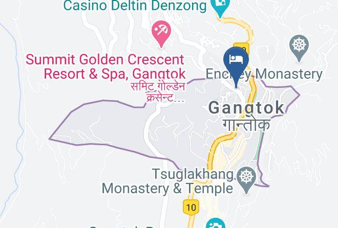 Gangtok - Hotel Nindik Maps