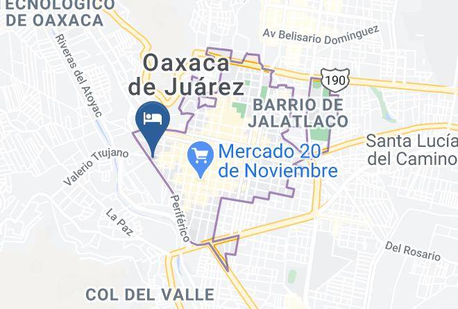 Oaxaca De Juarez - Hotel Ninive Maps