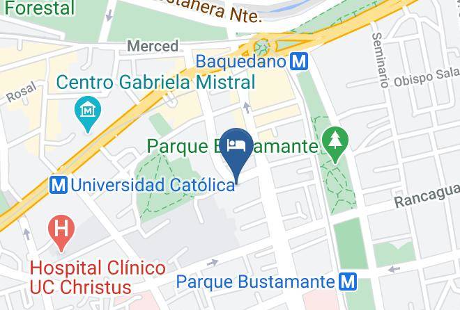 Santiago - Hotel Nippon Maps