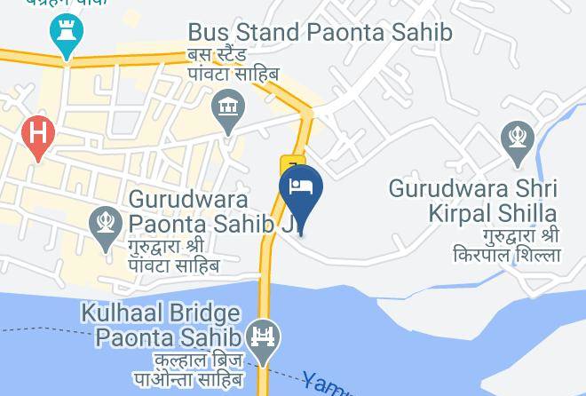Paonta Sahib - Hotel Nirmal Bar & Restaurant Maps