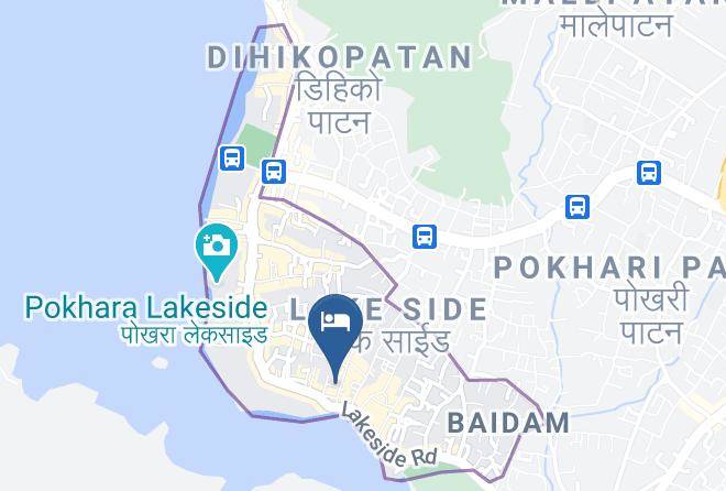 Pokhara - Hotel Nirvana Maps