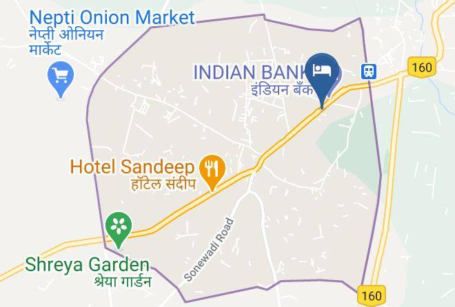 Ahmadnagar - Hotel Nisha Palace Maps