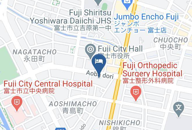 Fuji City - Hotel Nishimura Maps