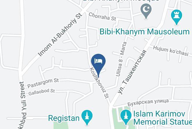 Samarqand - Hotel Niso Maps