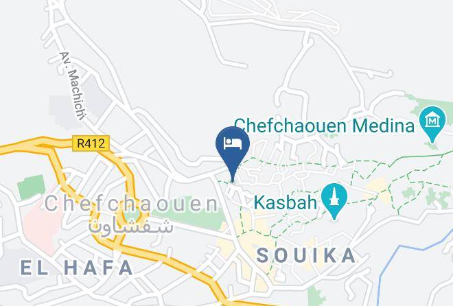Chefchaouen - Hotel Nisrine Maps