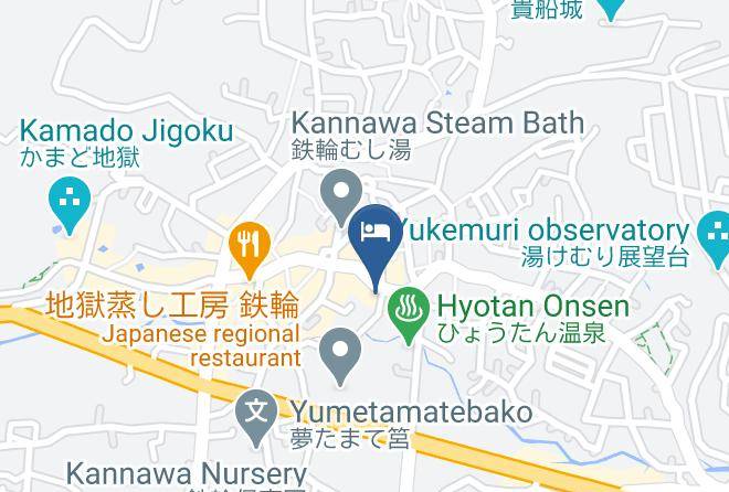 Beppu City - Hotel Nisseiya Maps