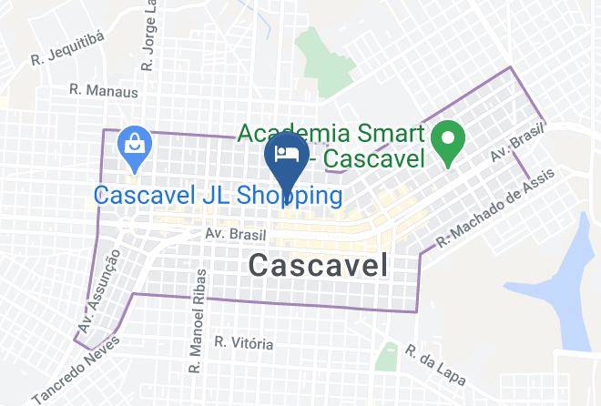 Cascavel - Hotel Niteroi Maps