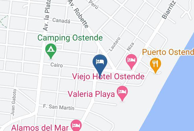 Pinamar - Hotel Nitra Maps