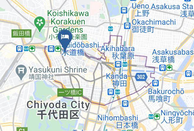 Hotel Niwa Tokyo Map