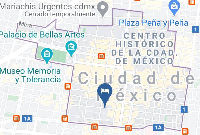 Cuauhtemoc - Hotel Niza Maps