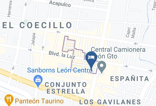 Leon - Hotel Niza Palace Maps