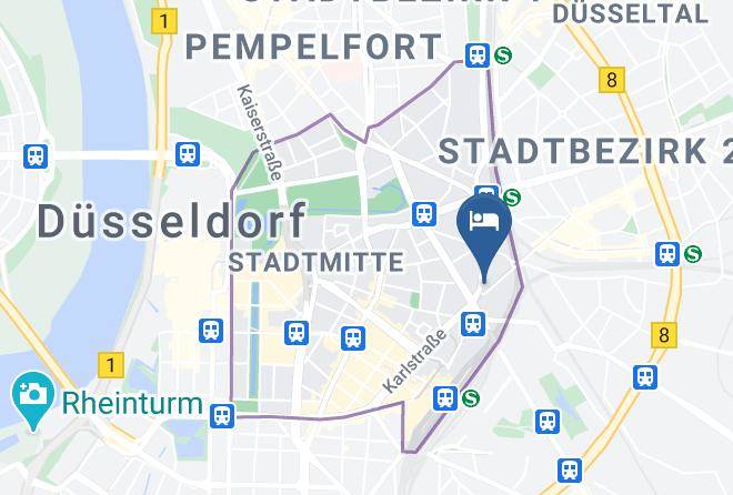 Dusseldorf - Hotel Nizza Ek Maps