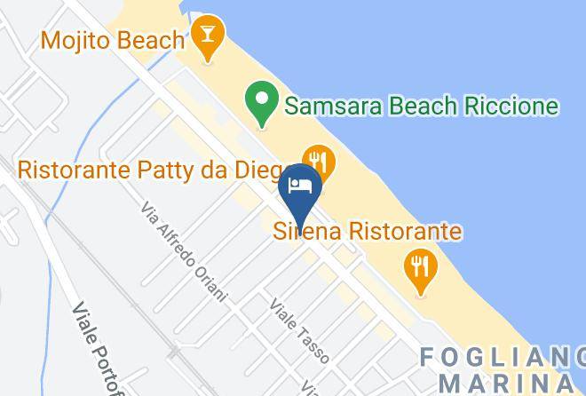 Rimini - Hotel Nizza Maps